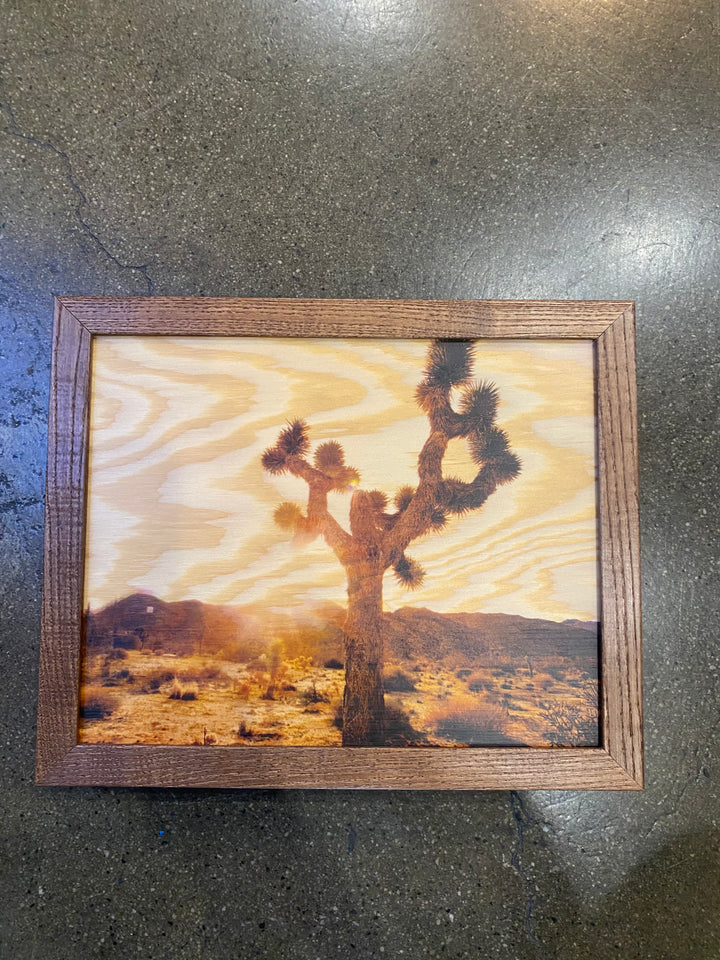 Joshua Tree Wood Print 11x9