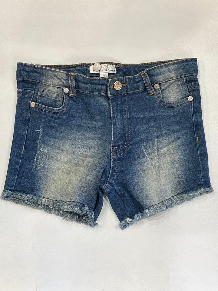 Kids Jean Frayed Shorts