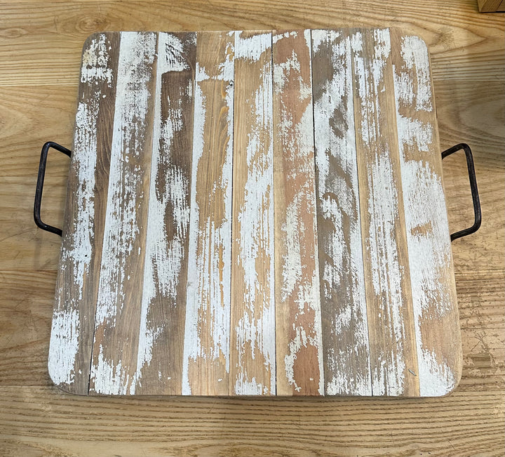 Distressed Wood Tray