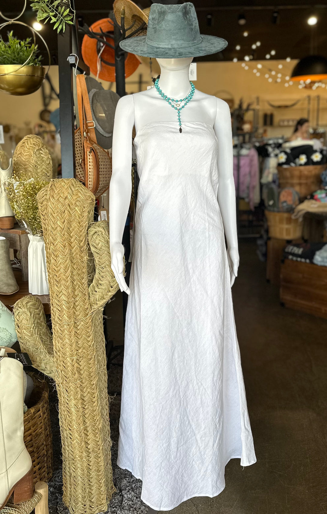 Ella Linen Maxi Dress
