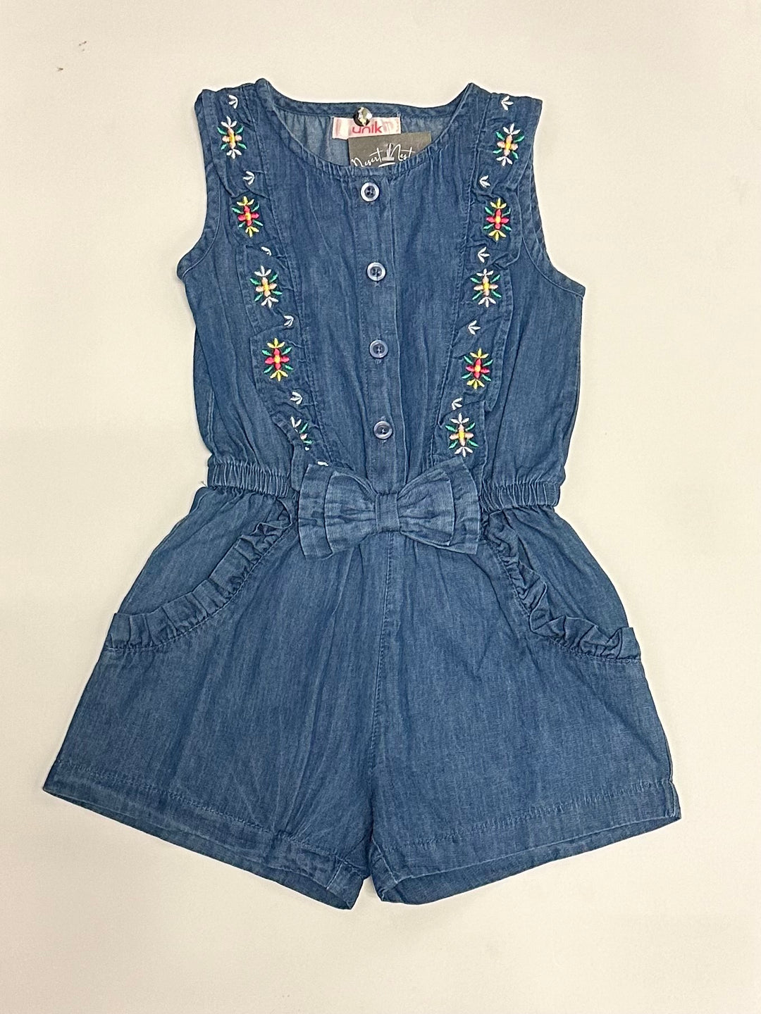 Embroidered Romper