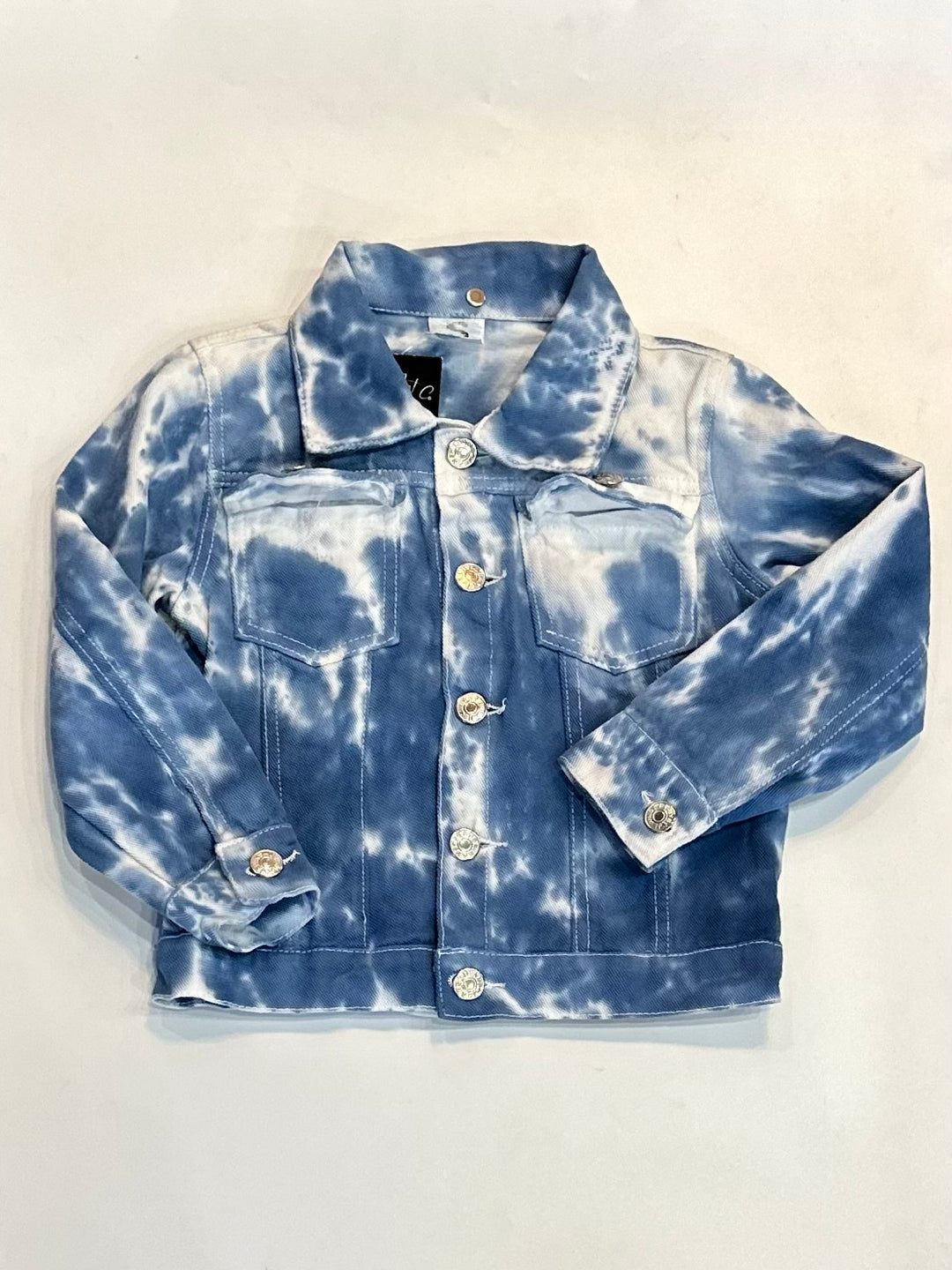 Kids Denim Tie-Dye Jacket