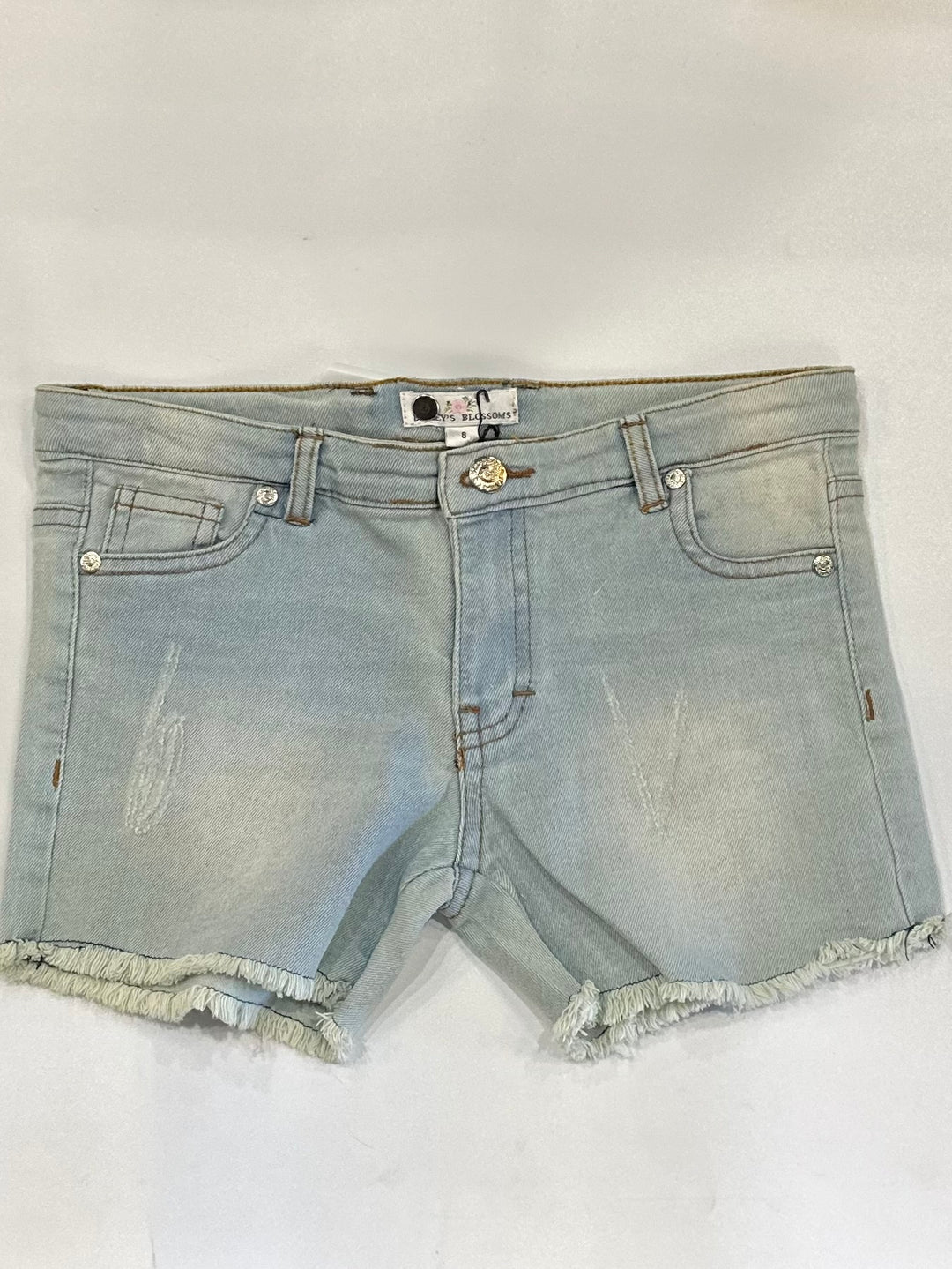 Kids Jean Frayed Shorts