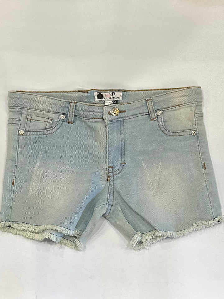 Kids Jean Frayed Shorts