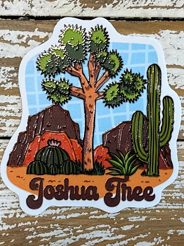 Joshua Tree Single Saguaro Sticker