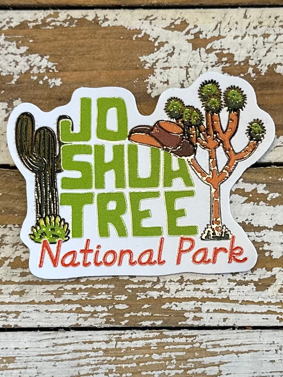 Joshua Tree Cowboy Hat Sticker