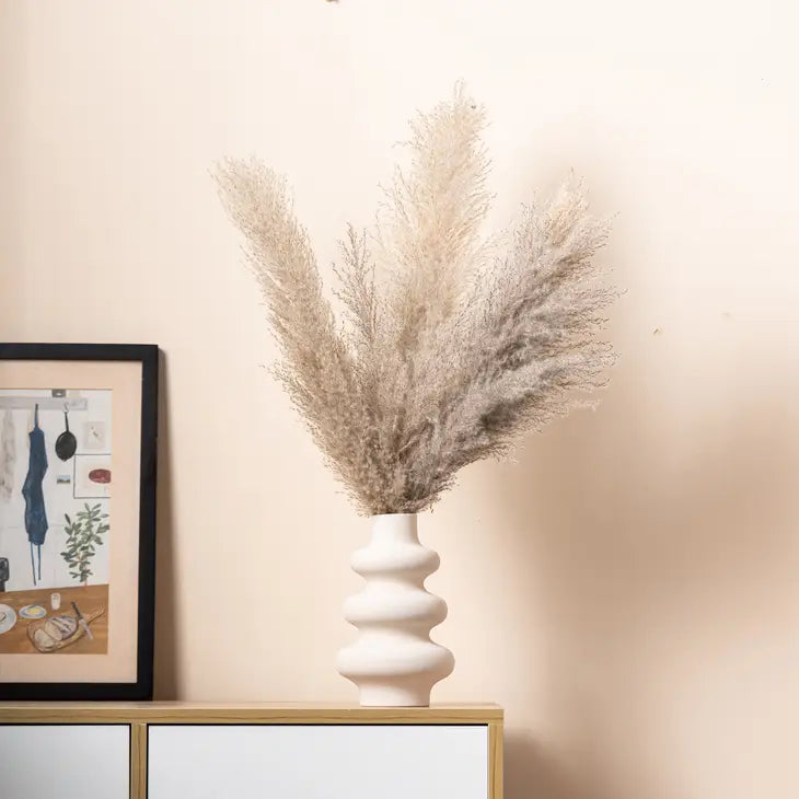 Ceramic Off White Vase