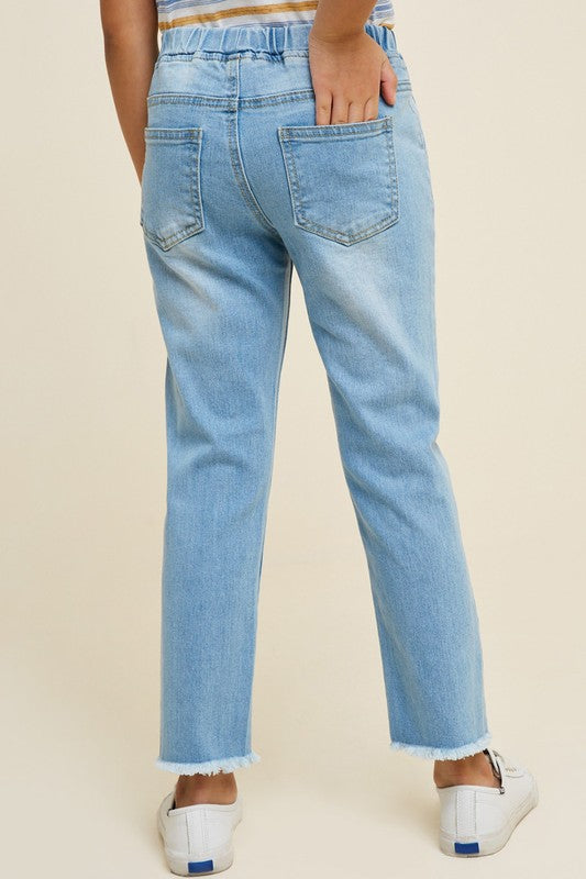 Hayden Distressed Girls Jeans