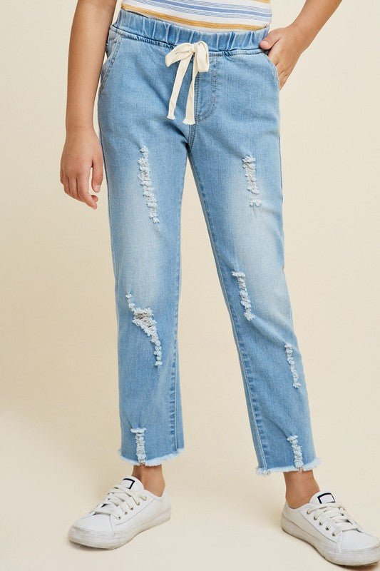 Hayden Distressed Girls Jeans