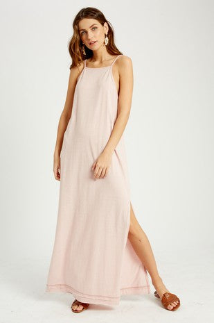 Sleeveless long dress