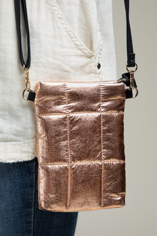 Insulated Bubble Cross Body Bag