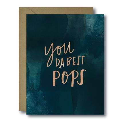 You Da Best Pops Greeting Card