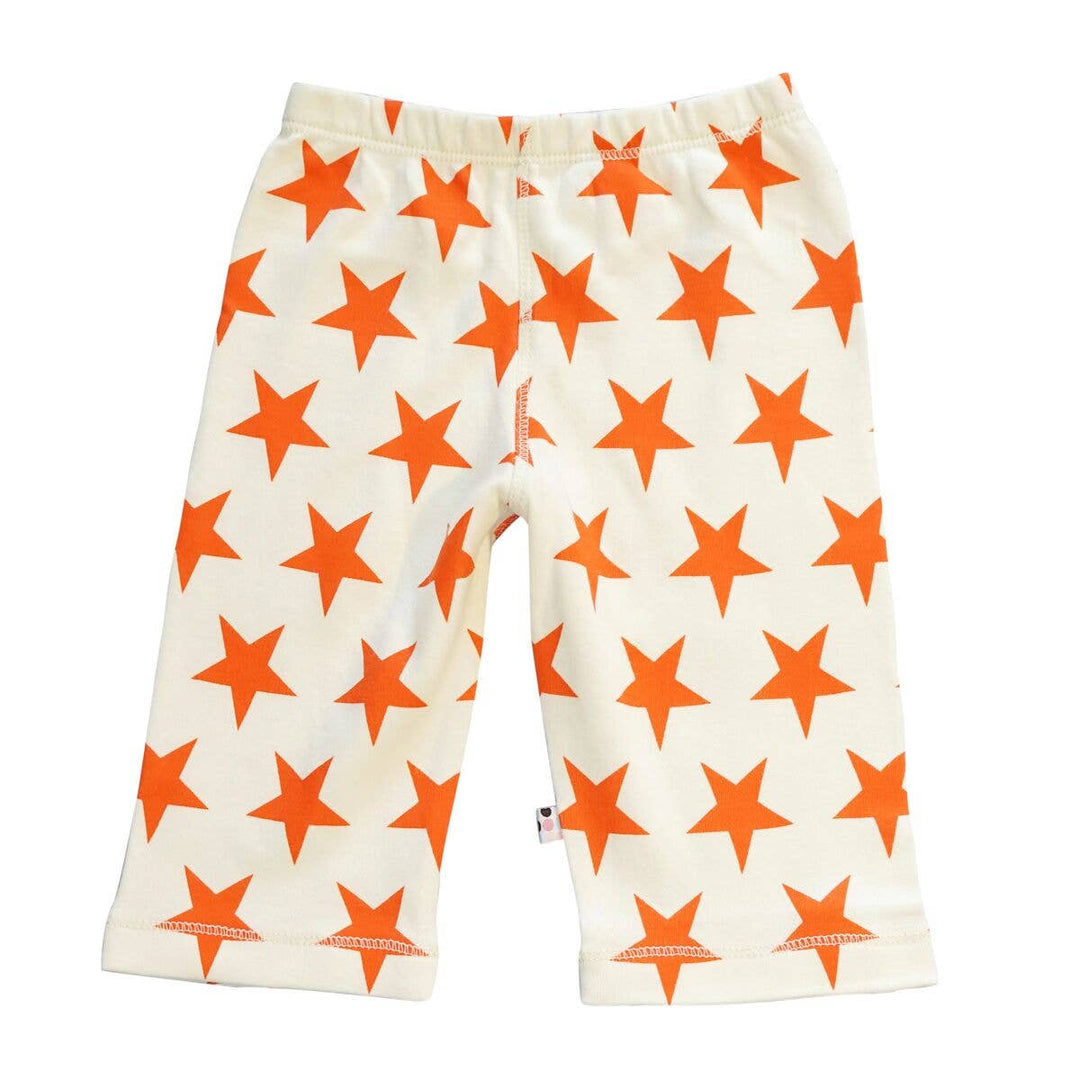 Babysoy Star Comfy Pants - Persimmon