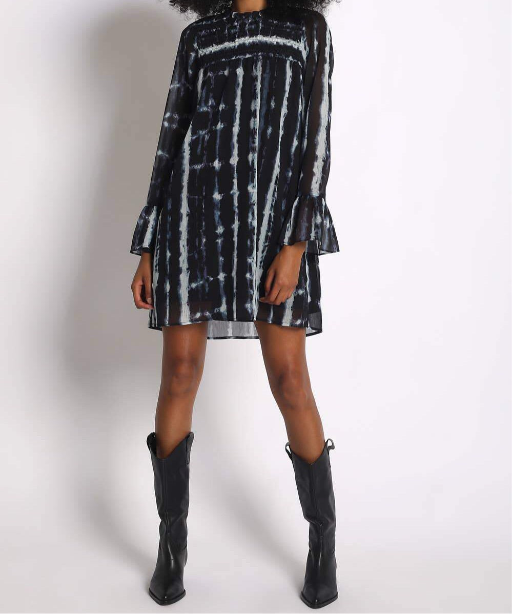 CHIFFON BABY DOLL DRESS