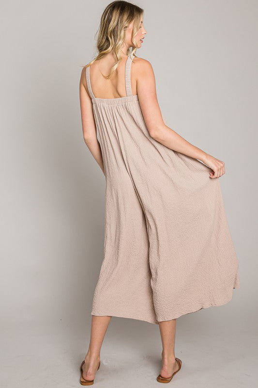 Cloud Gauze Flowy Jumpsuit