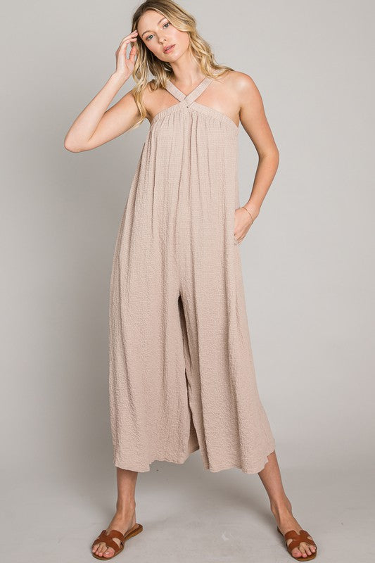 Cloud Gauze Flowy Jumpsuit