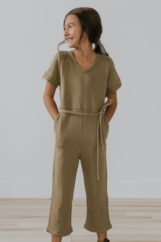 Kids Lisbon Belted Jumpsuit