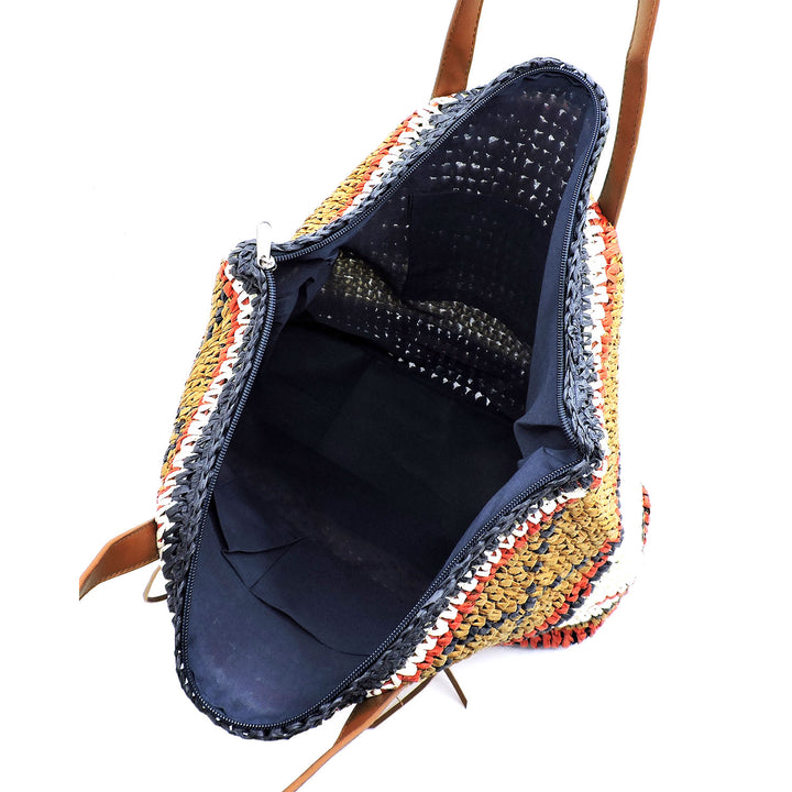 Multi Tone Tribal Like Design Tote Bag