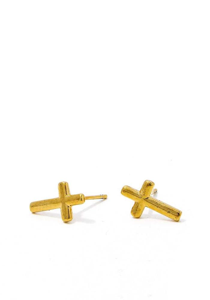 Tiny Cute Cross Earring