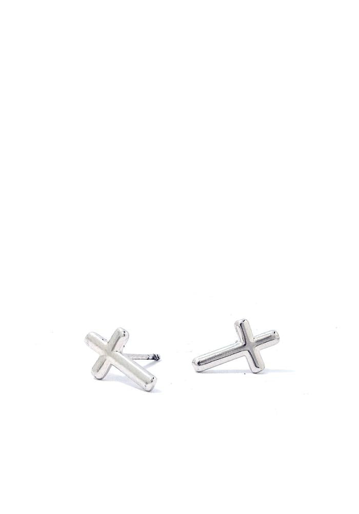 Tiny Cute Cross Earring