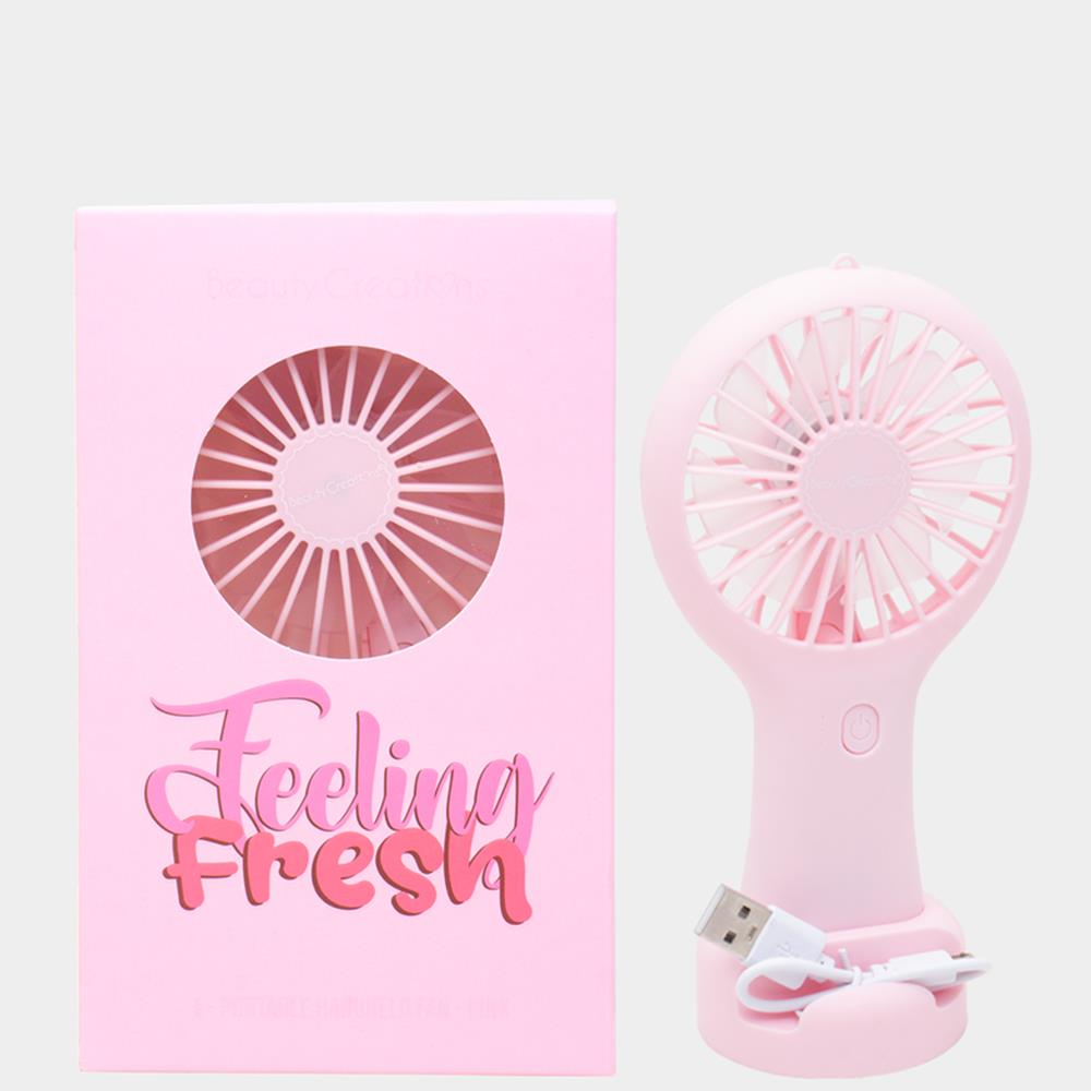 Portable Handheld Pink Fan