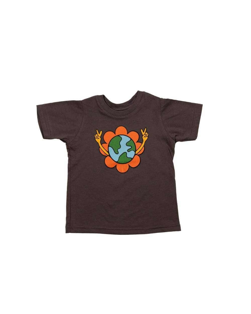 Planet Power Toddler Tee | Charcoal