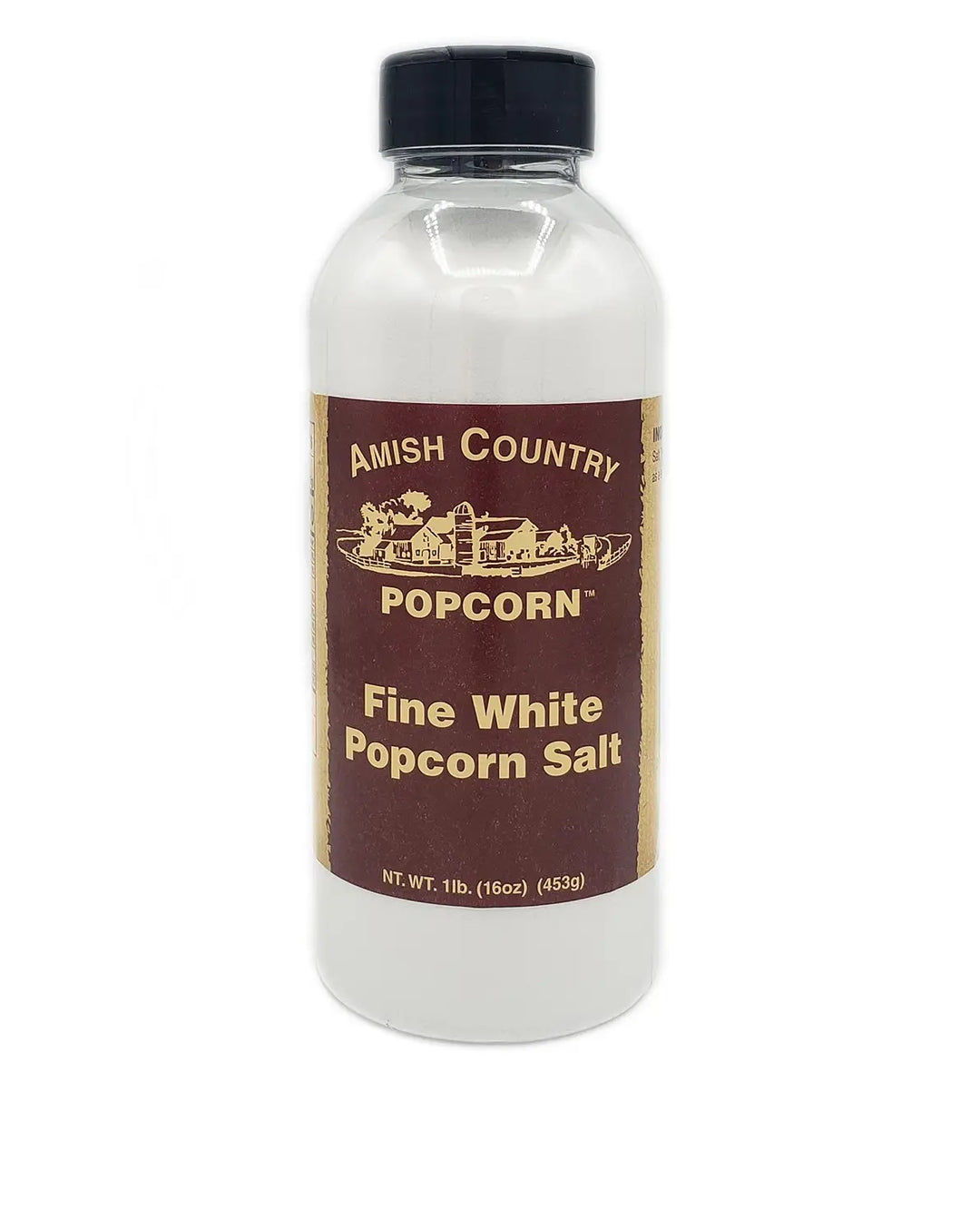 Amish Country Bulk Bottle of Fine White Popcorn Salt