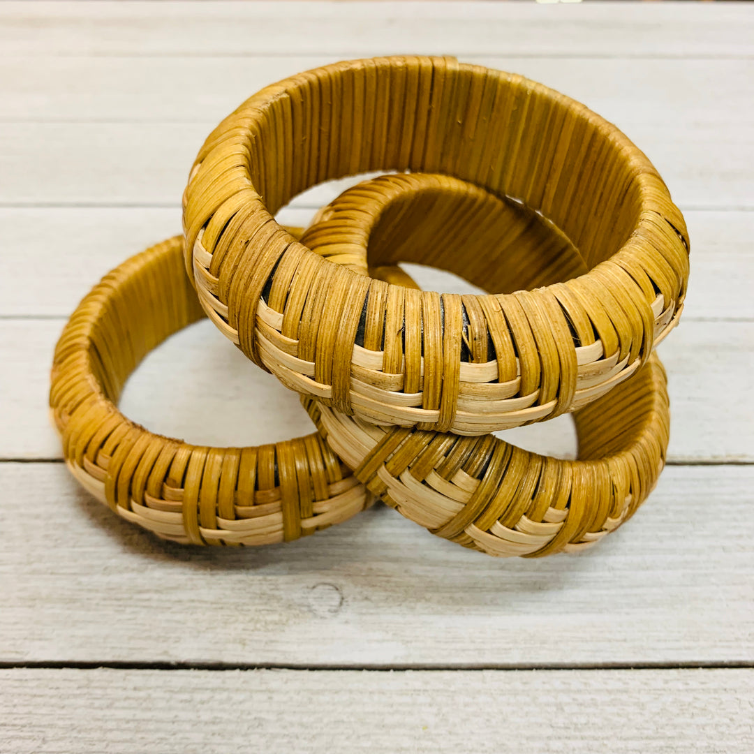 Wicker Bangle Bracelet