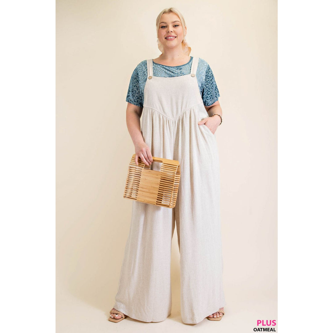 Shirring Deatil Overalls