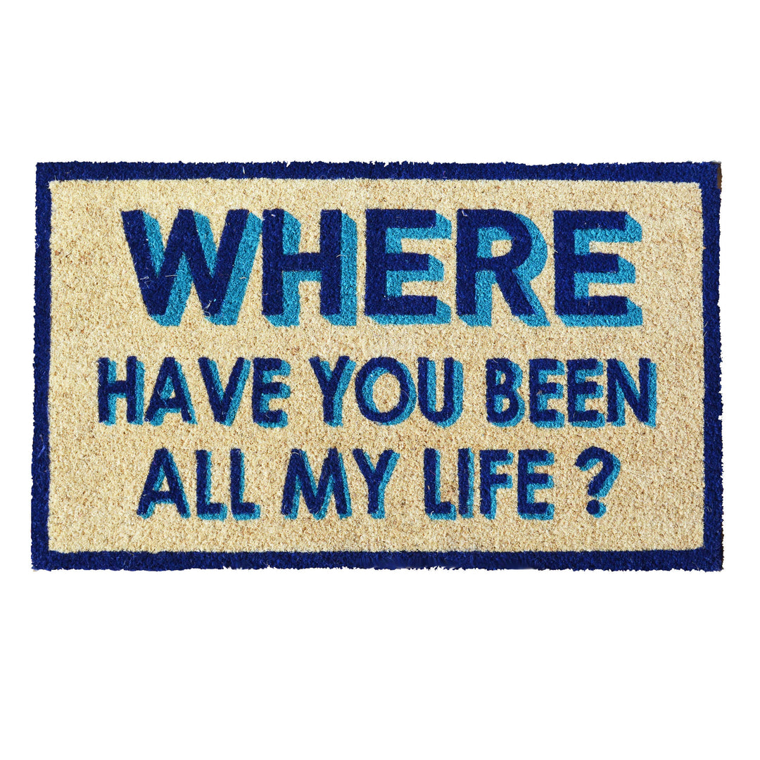 Where Have You Been Door Mat