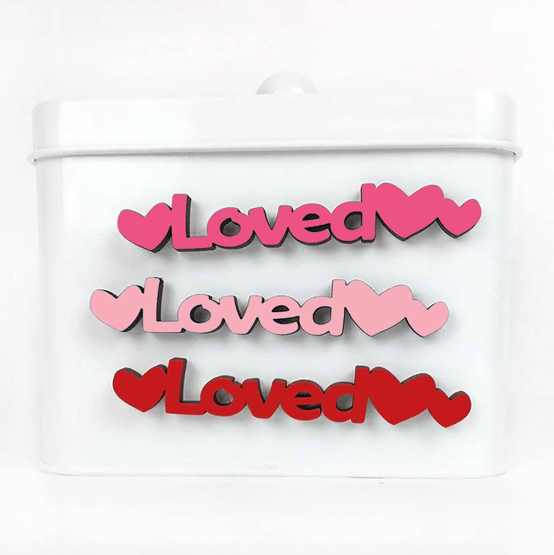 Loved- Tiny Word Magnet