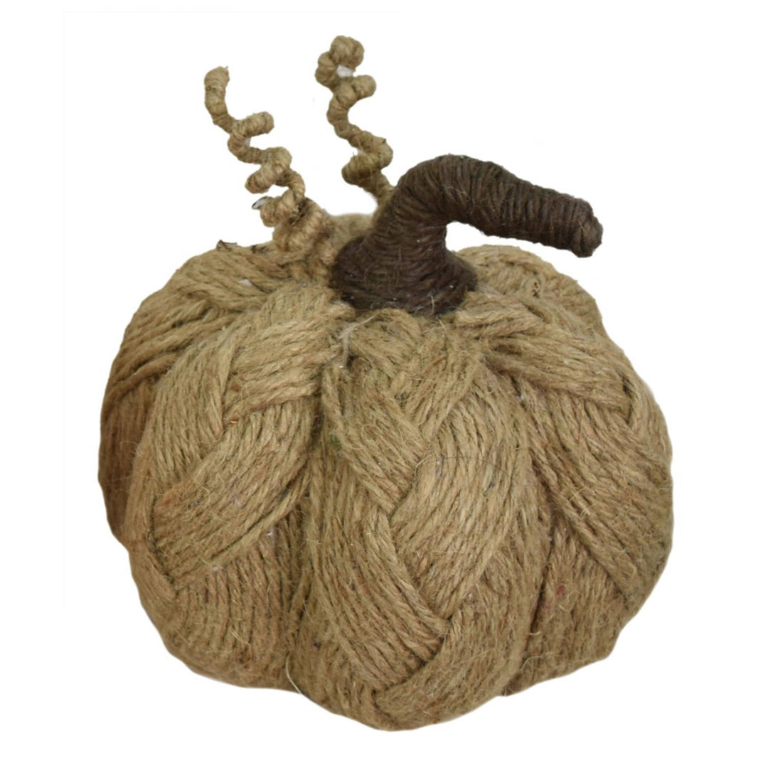 Jute Woven Pumpkin-Natural
