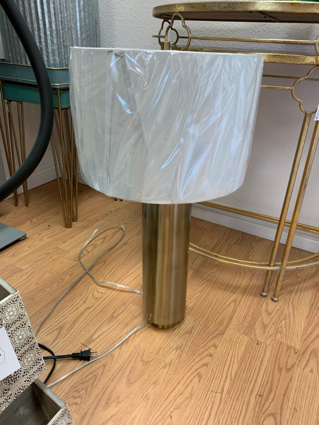 Tall Gold Lamp