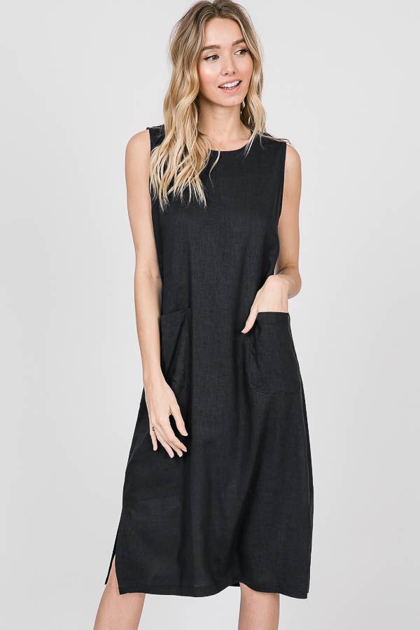 The Linda Linen Dress