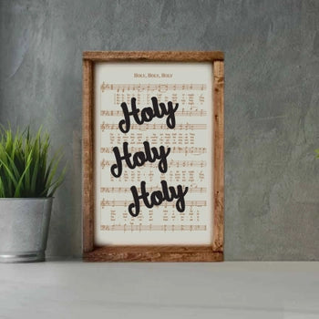 Engraved Hymn Holy Holy Holy