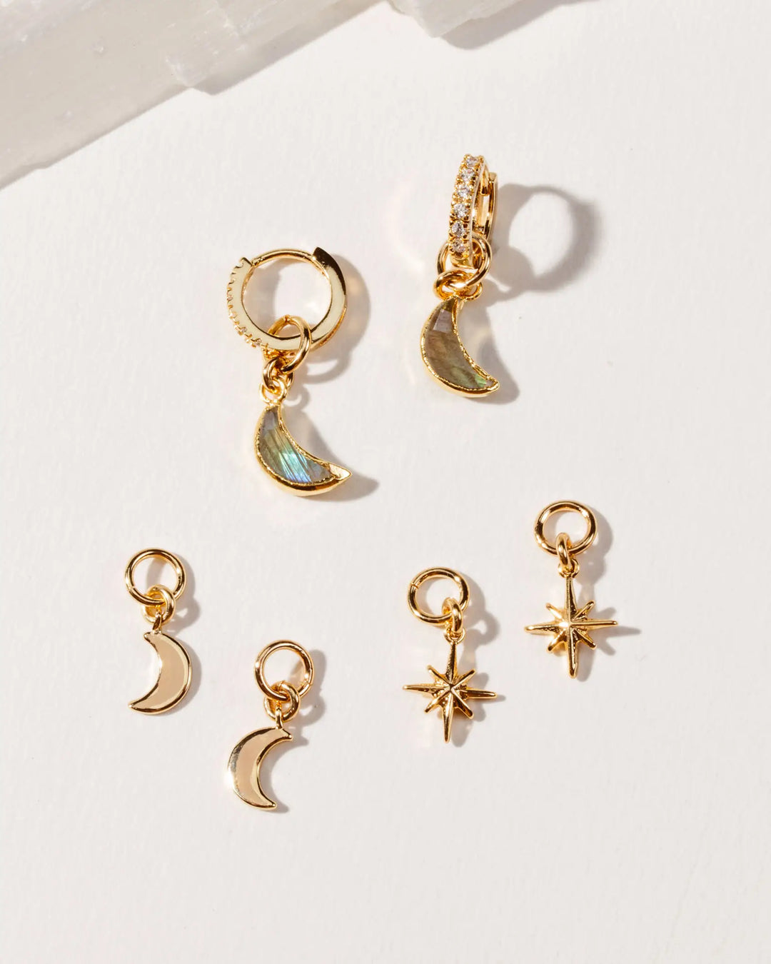 Kiss The Sky Charm Earring Set