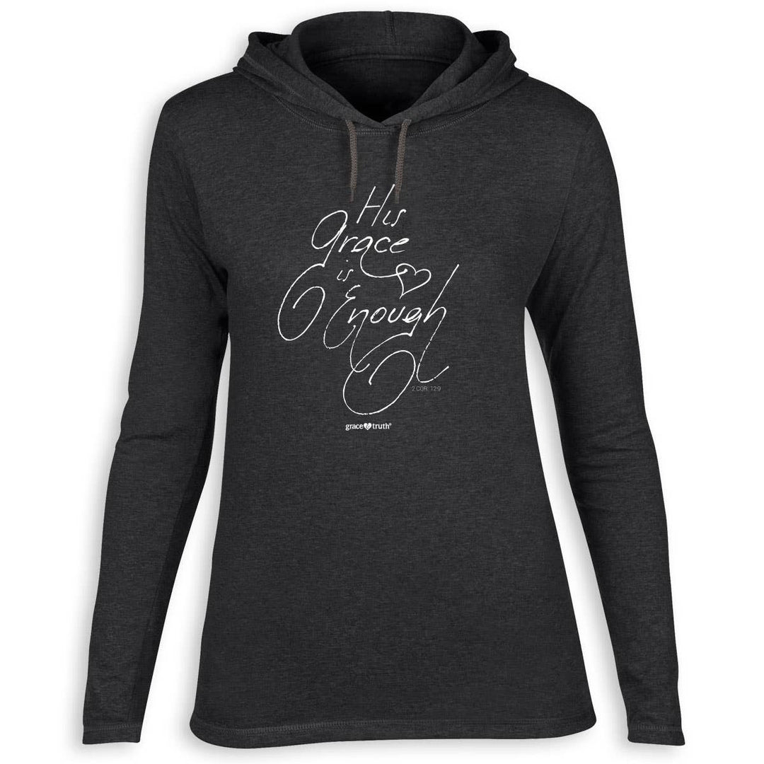 Grace and Truth Womens Hooded T-Shirt His Grace