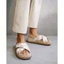 Marshmallow Scacchi Sandals