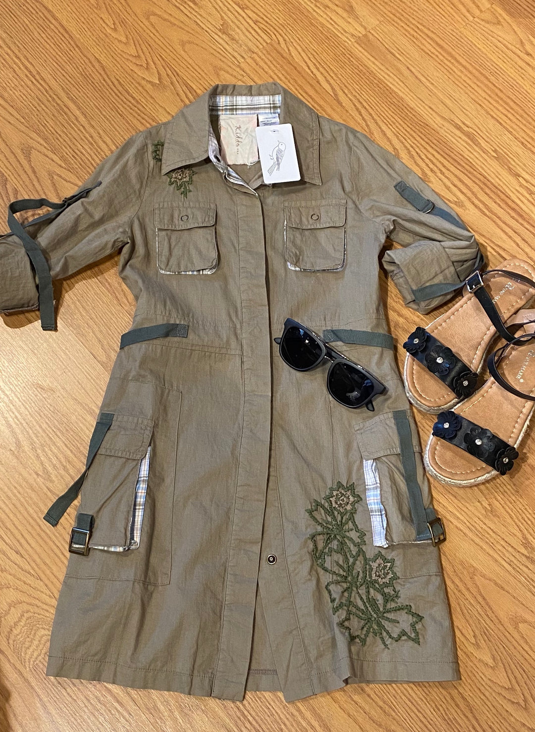 Khaki “Go to Camp Dress“ Tween