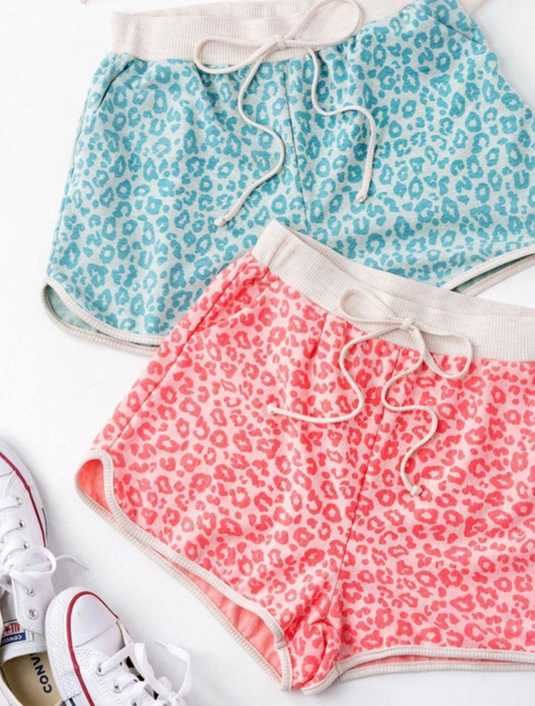 Leopard shorts