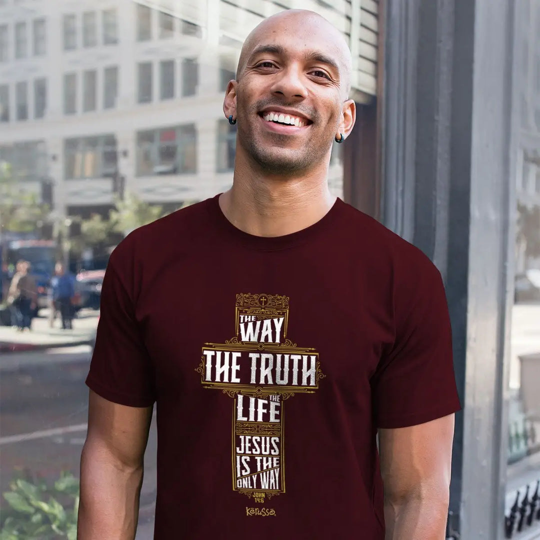 Way Truth Life Cross T-Shirt