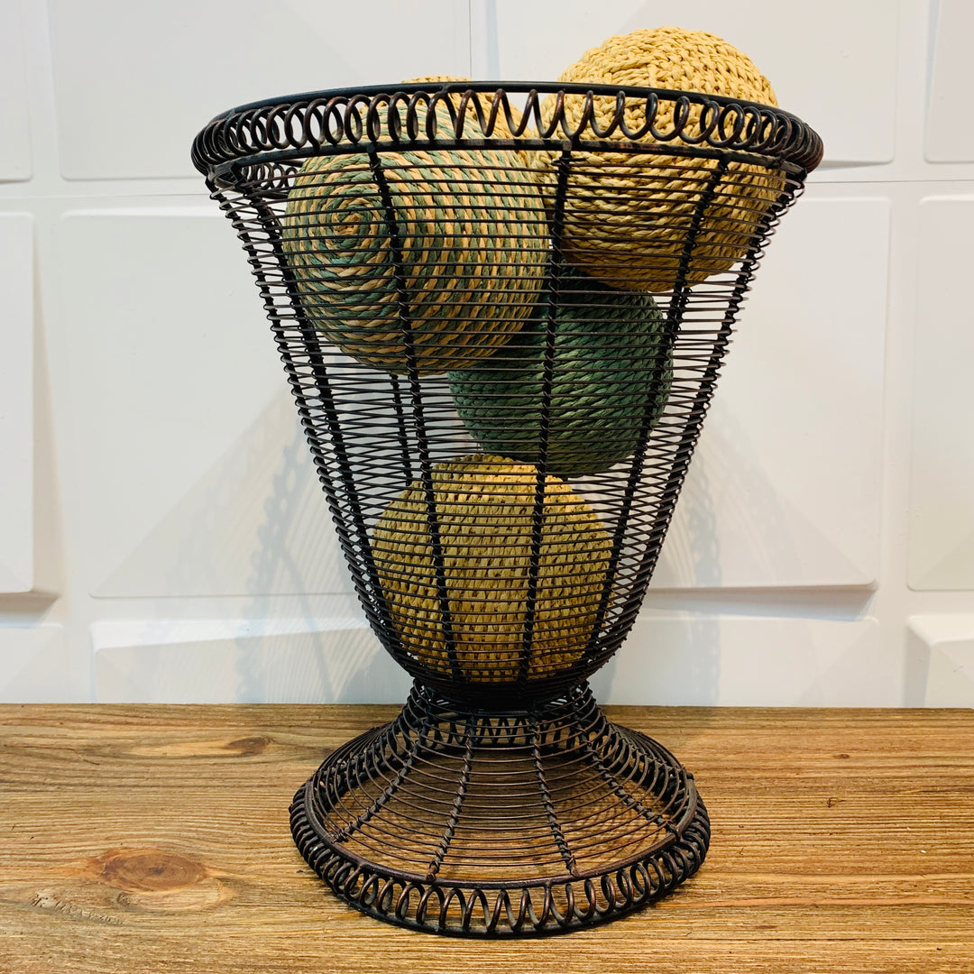 Black/Cooper Wire Basket