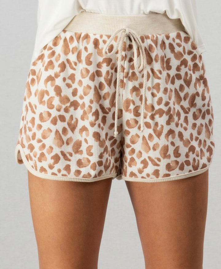 Leopard shorts