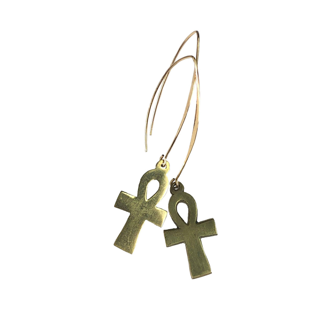 The Faye - Ankh Earrings