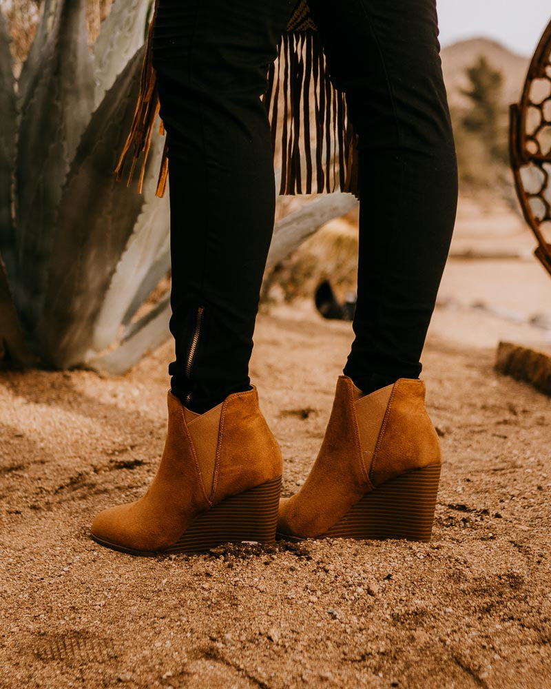 Walk The Walk Wedge Boot