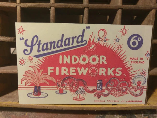 Indoor Fireworks Wood Cutout
