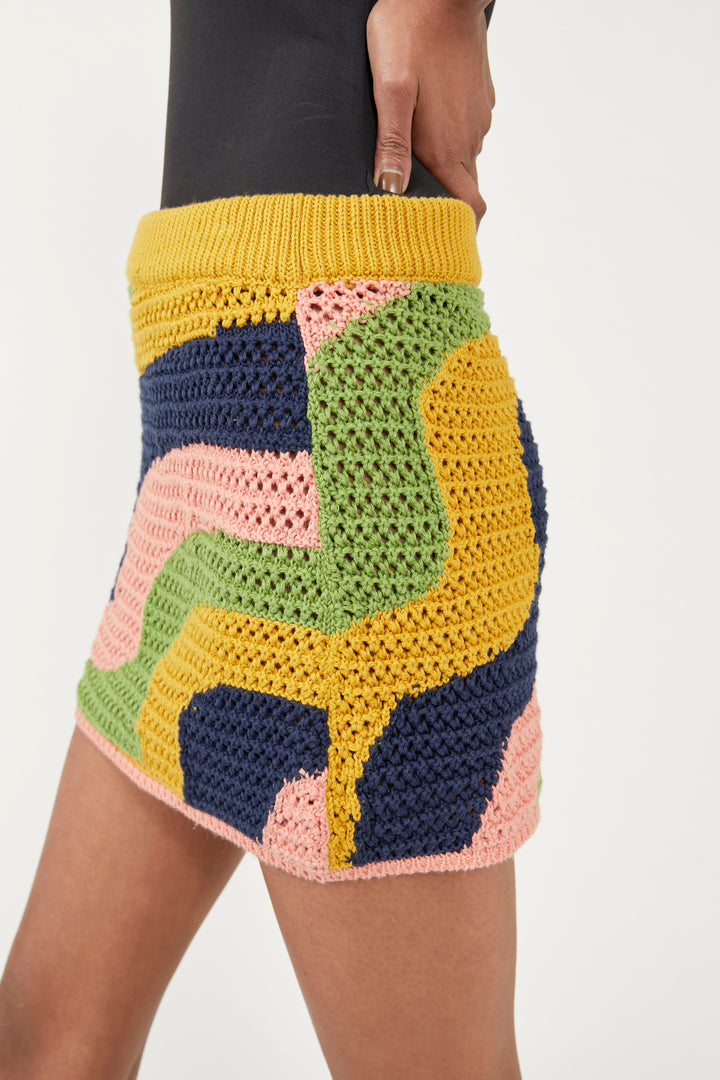 Free People Mila Crochet Mini