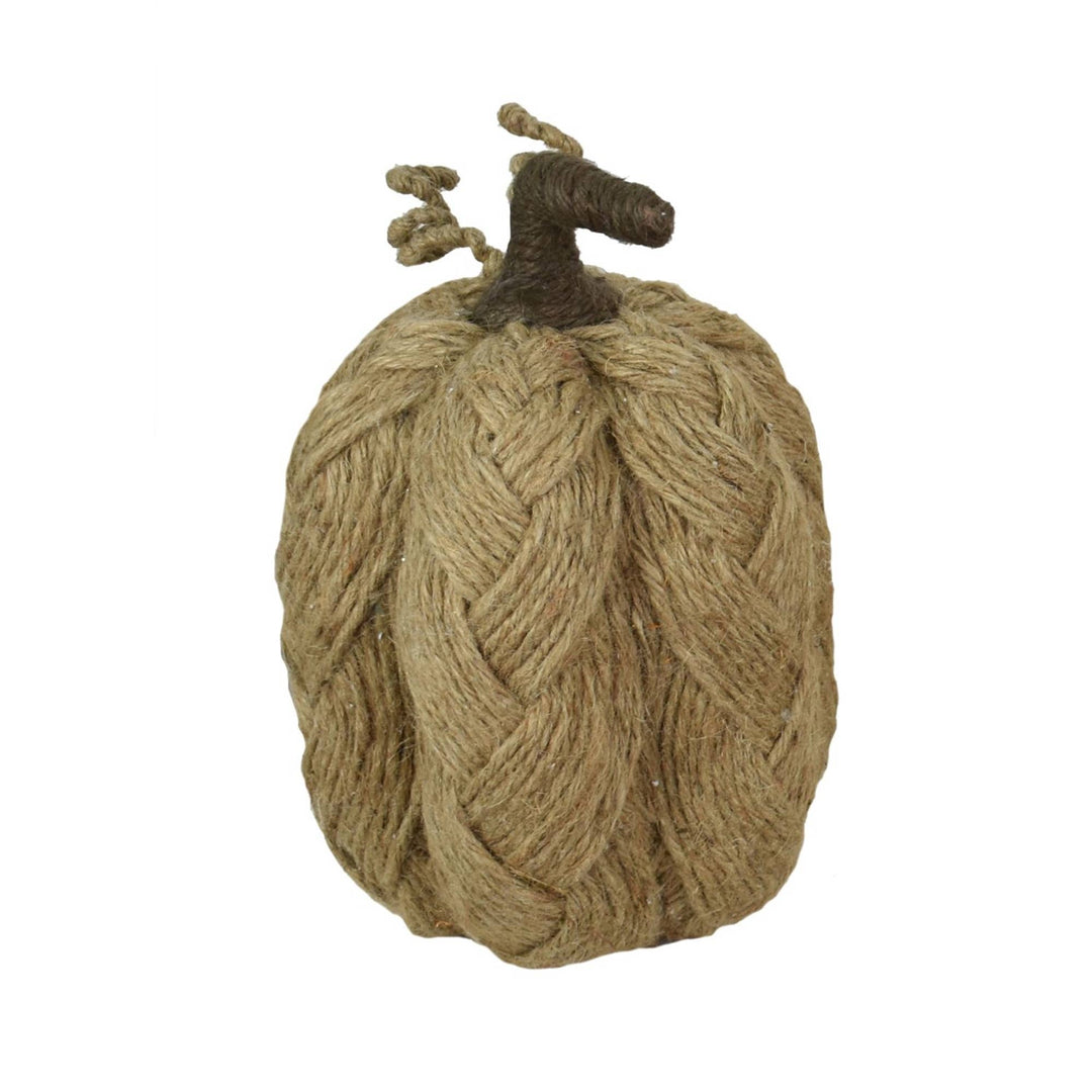 Jute Woven Pumpkin -Natural
