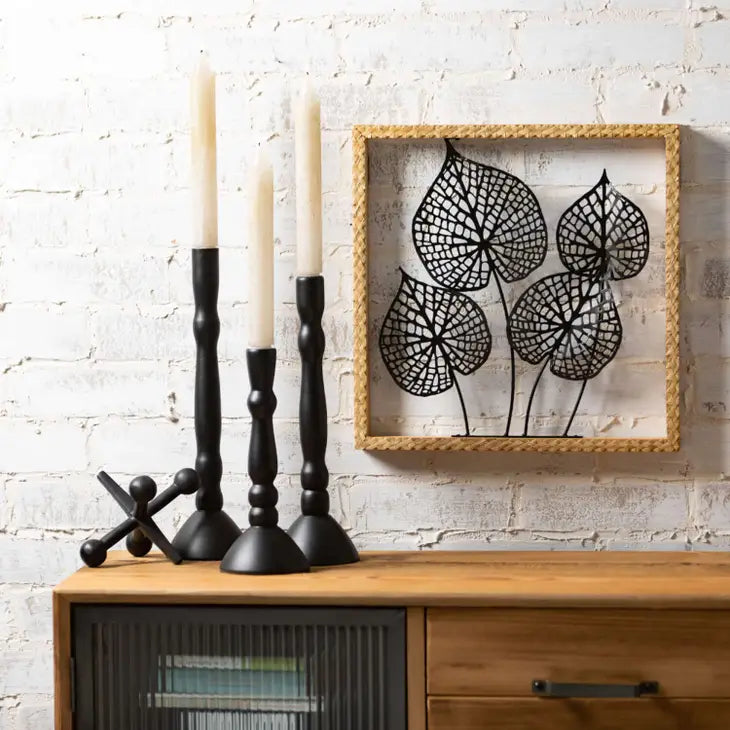 Sleek Taper Candlestick Holder Set Of 3