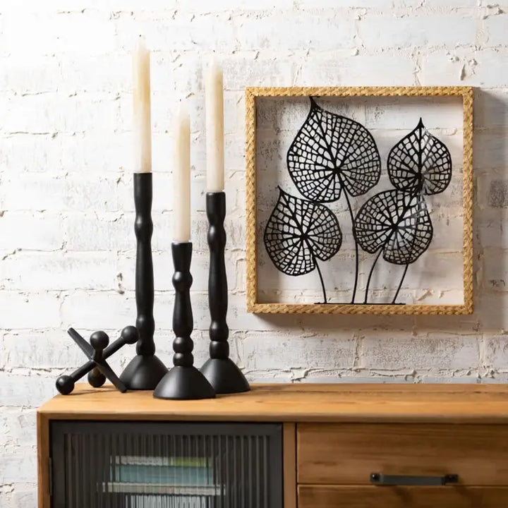 Sleek Taper Candlestick Holder Set Of 3
